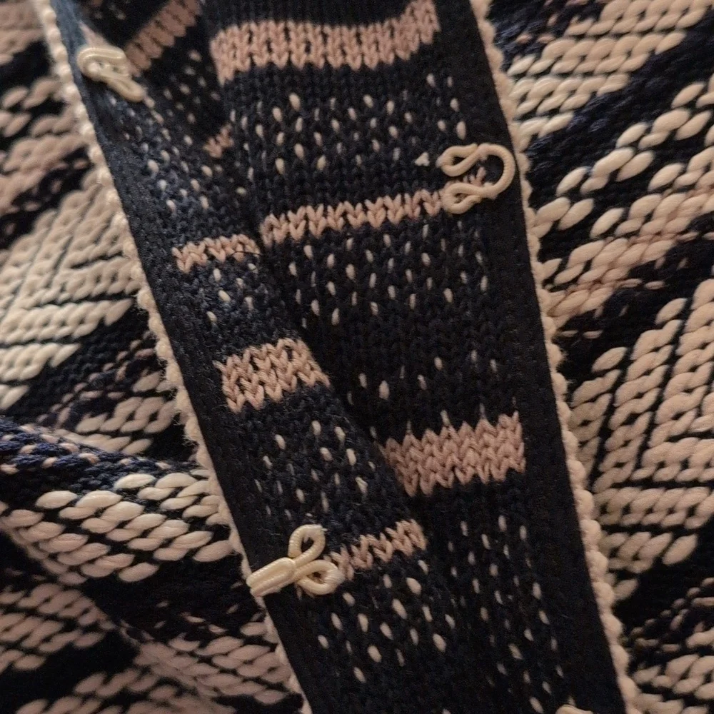Tory Burch striped cotton cardigan